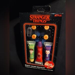 Stranger Things LIMITED EDITION Lip Balm & Bracelet Bundle Pack! BRAND NEW!